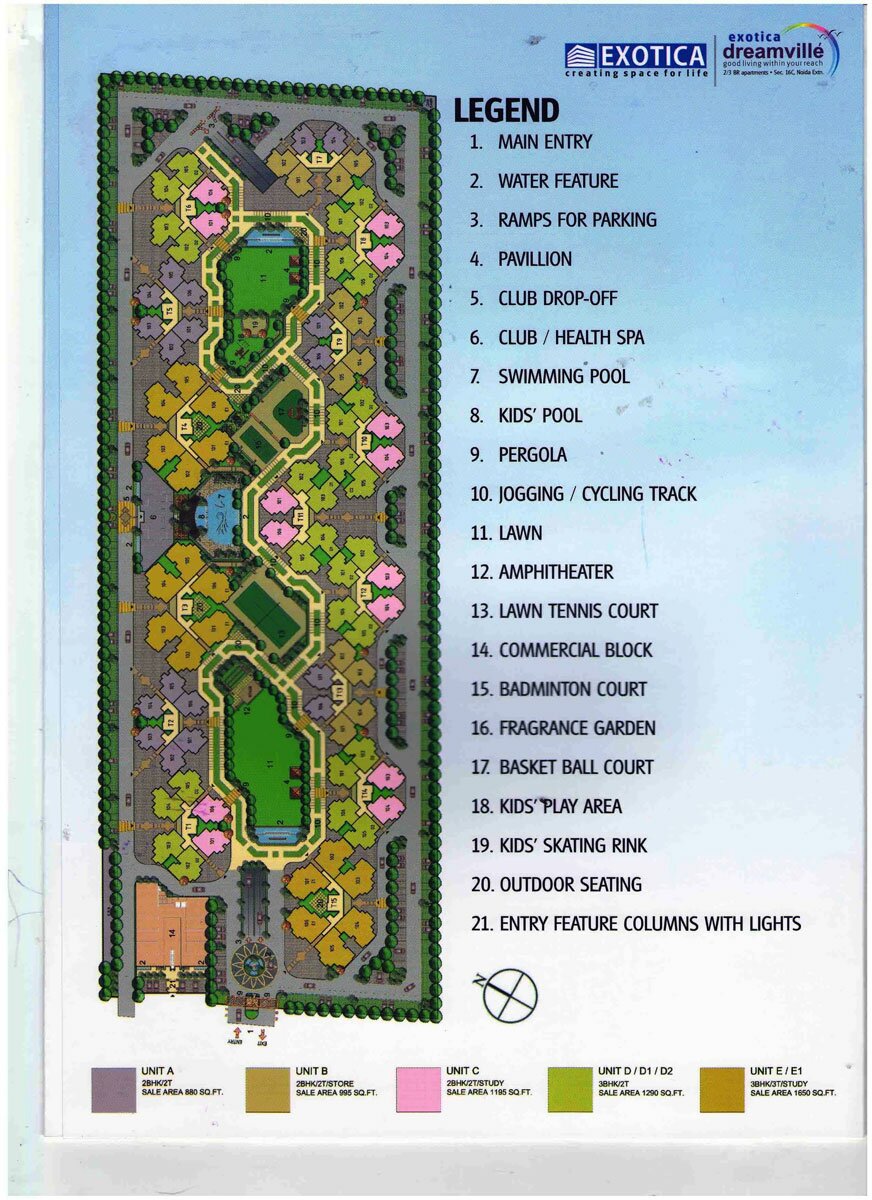 Exotica Dreamville Site Plan