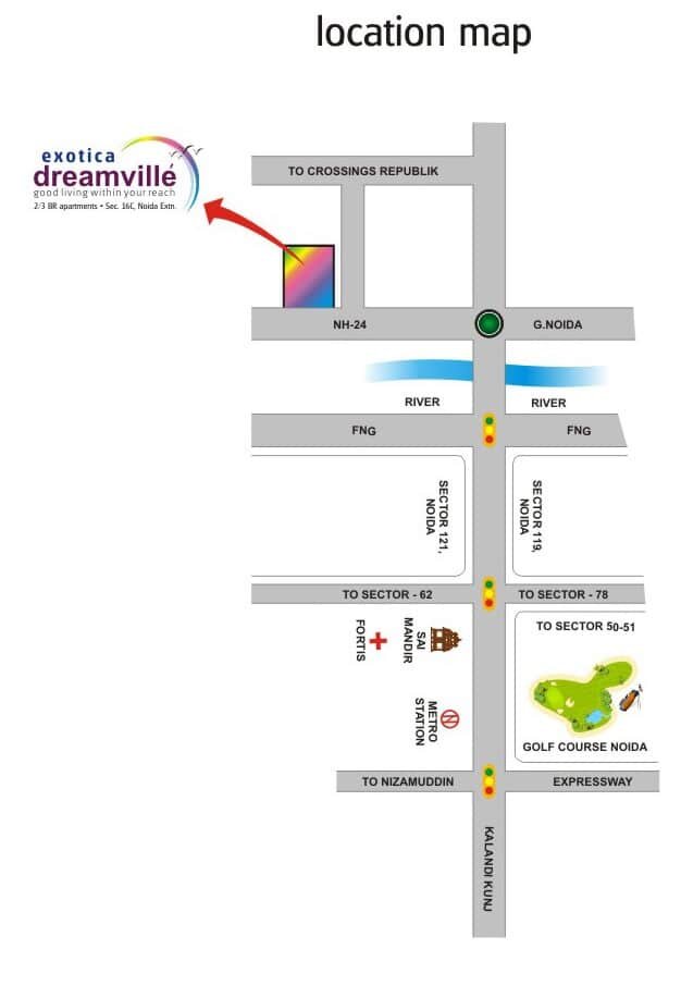 Location Map Exotica Dreamville 